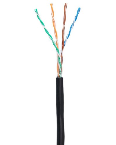 U/UTP 4pair, Cat5е, Out, PE (EC-UU004-5E-PE-BK). Кабель «витая пара» (LAN) для структурированных систем связи. NETLAN в Раменском
