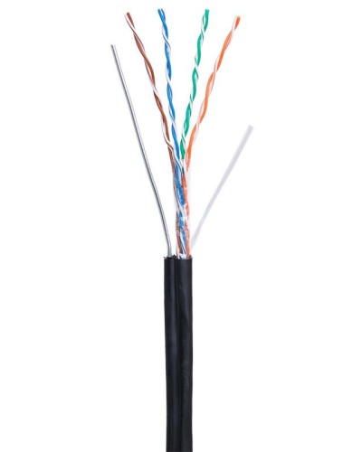 U/UTP 4pair, Cat5e, Out, Sw, PE (EC-UU004-5E-PE-SW-BK). Кабель «витая пара» (LAN) для структурированных систем связи. NETLAN в Раменском