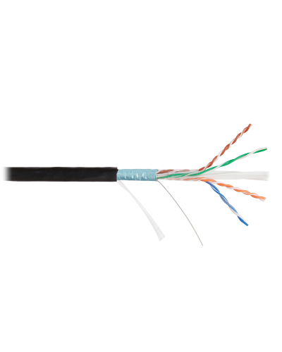 F/UTP 4pair, Cat6, Solid, Out, PVC (NMC 4240B-BK). Кабель «витая пара» (LAN) для структурированных систем связи. NIKOMAX в Раменском