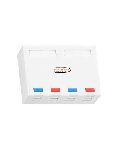 NMC-MB4P-ST-WT. Корпус настенной розетки. NIKOMAX в Раменском
