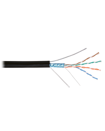 F/UTP 4pair, Cat5e, Solid, Out, SW, PVC (NMC 4905B-BK). Кабель «витая пара» (LAN) для структурированных систем связи. NIKOMAX в Раменском