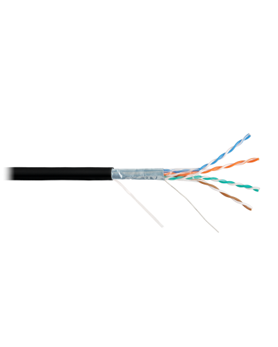 F/UTP 4pair, Cat5e, Solid, In/Out, нг(А)-HF (NMC 9200C-BK). Кабель «витая пара» (LAN) для структурированных систем связи. NIKOMAX в Раменском