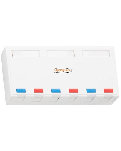NMC-MB6P-ST-WT. Корпус настенной розетки. NIKOMAX в Раменском