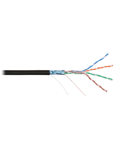 F/UTP 4pair, Cat5e, Solid, In/Out, нг(А)-HF (NMC 4200C-BK). Кабель «витая пара» (LAN) для структурированных систем связи. NIKOMAX в Раменском