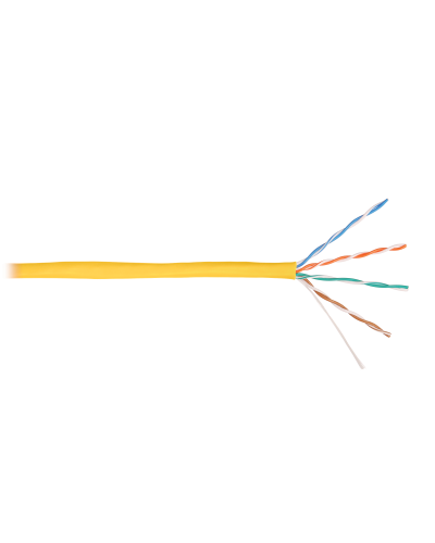 U/UTP 4pair, Cat5e, Solid, In, нг(А)-HF (NMC 9100C-YL). Кабель «витая пара» (LAN) для структурированных систем связи. NIKOMAX в Раменском