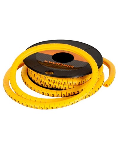 NMC-CMR-6-YL-500 (500шт). Маркер кабельный. NIKOMAX в Раменском