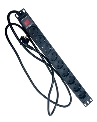 NTSS-PDU-DA2036 гор.размещ. 9xSchuko базовые 16A Schuko 2м. Блок розеток 19. NTSS в Раменском