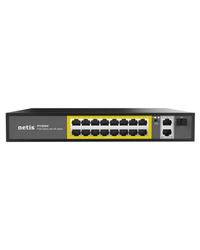 Netis P116GH. Коммутатор сетевой PoE неуправляемый. Netis в Раменском