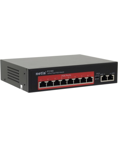 Netis P110C. Коммутатор сетевой PoE неуправляемый. Netis в Раменском