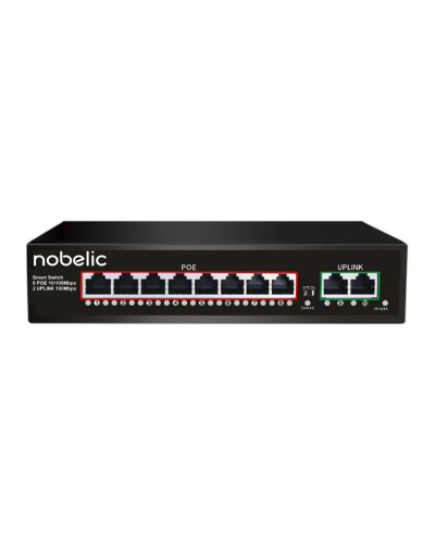 NBLS-1008P. Коммутатор неуправляемый 8-портовый. Nobelic в Раменском
