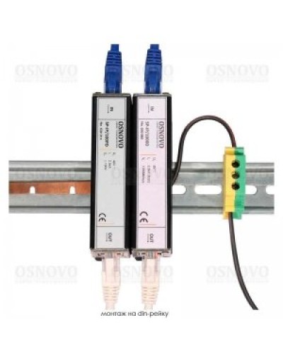 SP-IP/1000D. Устройство грозозащиты цепей Ethernet. OSNOVO в Раменском