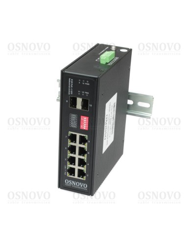 SW-80802/I(Port 90W, 300W). Коммутатор с PoE. OSNOVO в Раменском