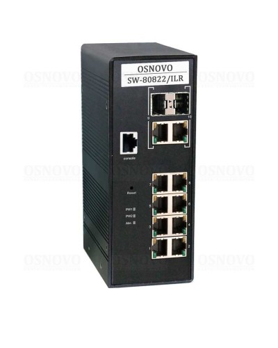 SW-80822/ILR. Коммутатор 10-портовый Gigabit Ethernet с PoE. OSNOVO в Раменском