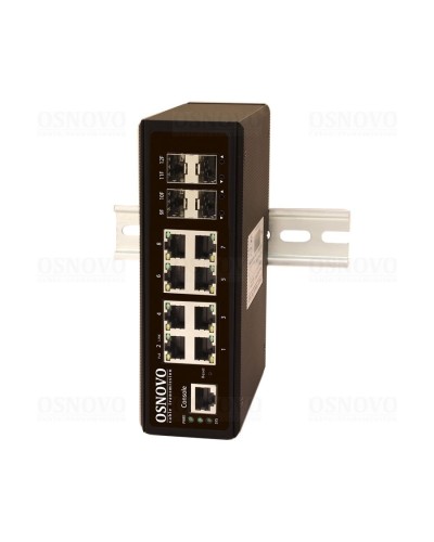 SW-70804/IL. Промышленный коммутатор Gigabit Ethernet на 12 портов. OSNOVO в Раменском