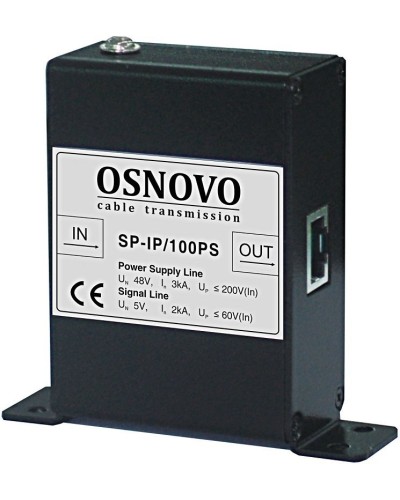 SP-IP/100PS. Устройство грозозащиты цепей Ethernet. OSNOVO в Раменском