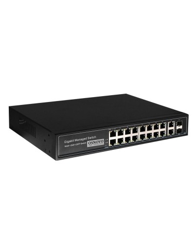 SW-8182/L(300W). Коммутатор 16-портовый  Gigabit Ethernet с PoE. OSNOVO в Раменском