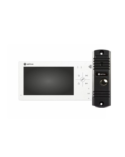 VM-7.0 (w)+ DS-700L (черный). Комплект видеодомофона. Optimus в Раменском
