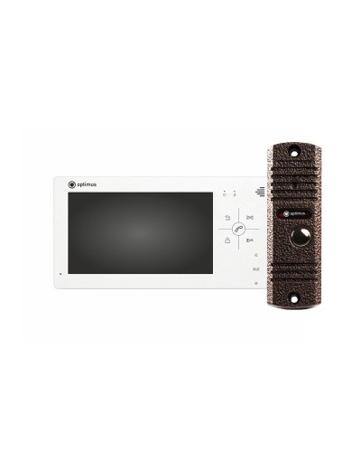 VM-7.0 (w)+ DS-700L (медь). Комплект видеодомофона. Optimus в Раменском