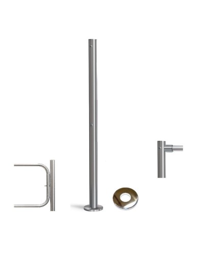 PERCo-BH02 2-15 с крышкой. Стойка с отверстием под стопорный механизм поворотной секции и с 2-мя отверстиями для крепления патрубков на стороне, противоположной створке. PERCo в Раменском
