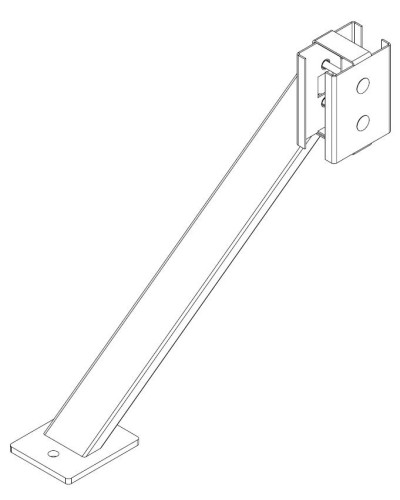 PERCo-MB-16.9. Упор для стоек секции ограждения. PERCo в Раменском