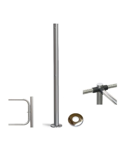 PERCo-BH02 2-16 с крышкой. Стойка с отверстием под стопорный механизм поворотной секции. PERCo в Раменском