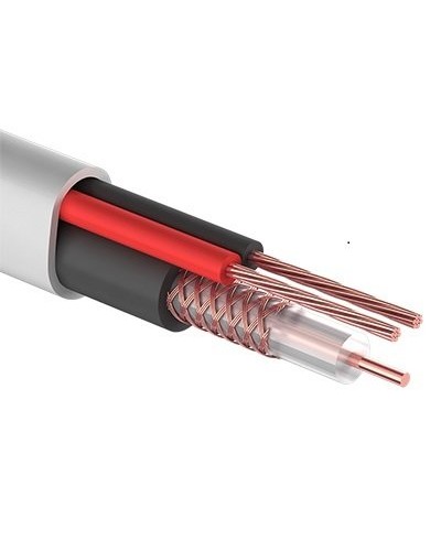 КВК-В-2+2x0,50 мм² (Cu/Cu) белый PROconnect (01-4213). Кабель комбинированный для систем видеонаблюдения. PROCONNECT в Раменском