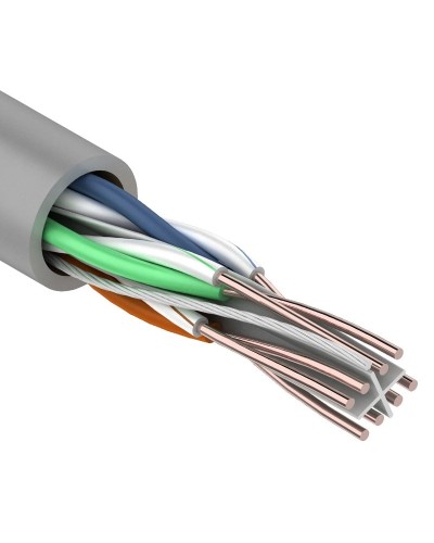 U/UTP 4PR 23AWG, CCA, CAT6, PVC, 305м. PROconnect (01-0047-3). Кабель «витая пара» (LAN) для структурированных систем связи. PROCONNECT в Раменском