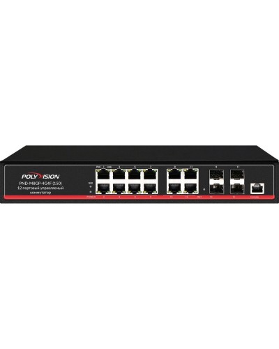 PND-M8GP-4G4F(150). Коммутатор управляемый оптический 12 портовый. Polyvision в Раменском