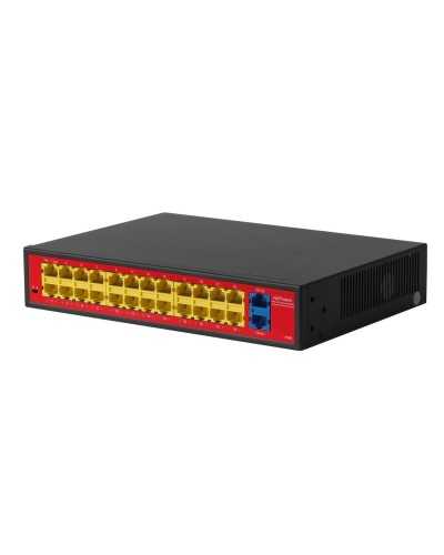 PND-24P-2G Lite (250W). Коммутатор неуправляемый 26-портовый с функцией PoE. Polyvision в Раменском