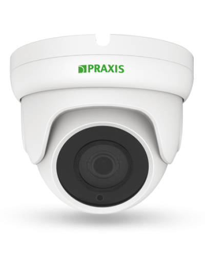 PE-7141IP 2.8. Видеокамера IP купольная. Praxis в Раменском