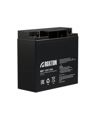 RBT-12V17AH. Аккумулятор герметичный свинцово-кислотный. ROXTON в Раменском