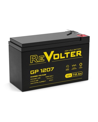 Revolter GP 1207. Аккумулятор автомобильный герметичный свинцово-кислотный. Revolter в Раменском