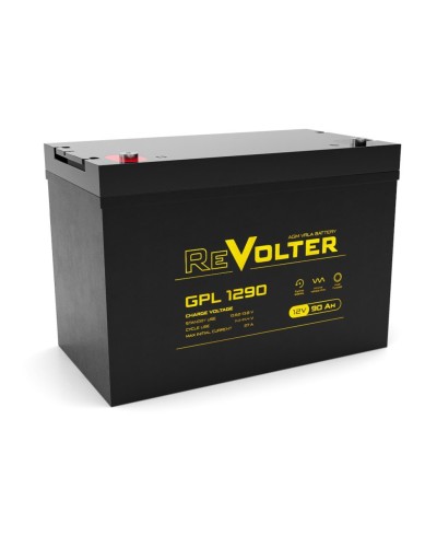 Revolter GPL 1290. Аккумулятор автомобильный герметичный свинцово-кислотный. Revolter в Раменском
