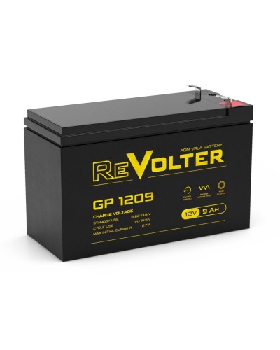 Revolter GP 1209. Аккумулятор автомобильный герметичный свинцово-кислотный. Revolter в Раменском