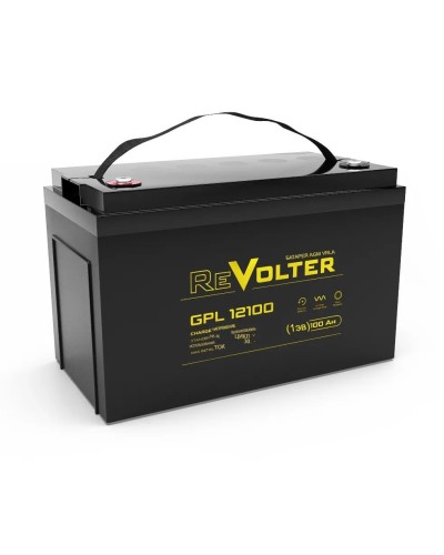 Revolter GPL 12100. Аккумулятор автомобильный герметичный свинцово-кислотный. Revolter в Раменском