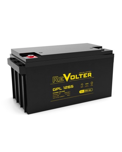 Revolter GPL 1265. Аккумулятор автомобильный герметичный свинцово-кислотный. Revolter в Раменском