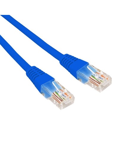 Патч-корд U/UTP CAT 6, RJ45-RJ45, 26AWG, LSZH, синий, 0.5м REXANT (02-0294-05). Патч-корд UTP. Rexant в Раменском
