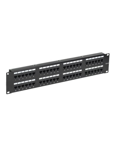 Панель коммутационная с кабельными органайзерами 19", 2U, 48 портов, RJ-45, CAT 6, UTP REXANT PRO (02-0232): Патч-панель 19" в Раменском