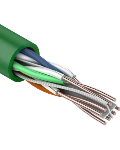 U/UTP, CAT 6, нг(А)-LSLTx, 4х2х0,575мм, 23AWG, INDOOR, SOLID, зеленый, 305м REXANT (01-0071). Кабель «витая пара» (LAN) для структурированных систем связи. Rexant в Раменском