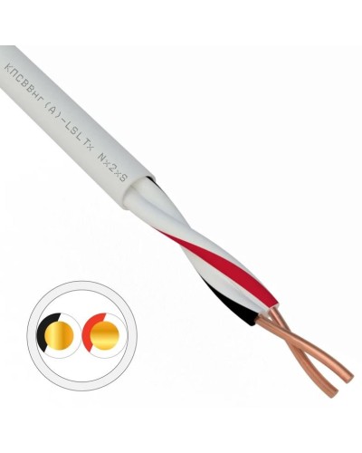 КПСВВнг(А)-LSLTx 1х2х0,75 REXANT (01-4871). Кабель для систем передачи данных пониженной пожароопасности c низким дымо- и газовыделением, с низкой токсичностью продуктов горения. Rexant в Раменском