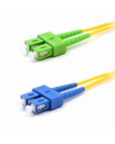 Патч-корд оптический переходной (SM), 9/125 (OS2), SC/APC-SC/UPC, (Duplex), PVC, 2м REXANT (50-2059): Патч-корд оптический в Раменском