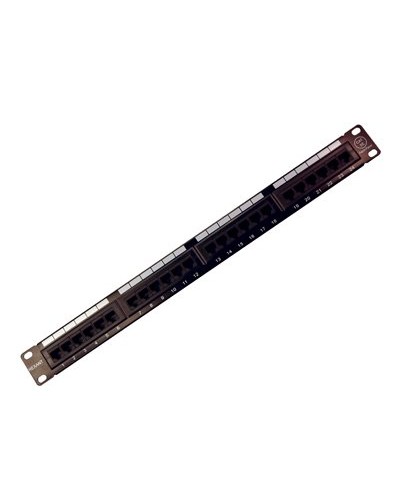 Коммутационная панель, 19", 1U, 24 порта RJ-45, категория 5e, UTP неэкранированная, черная Rexant (04-0021): Патч-панель 19" в Раменском