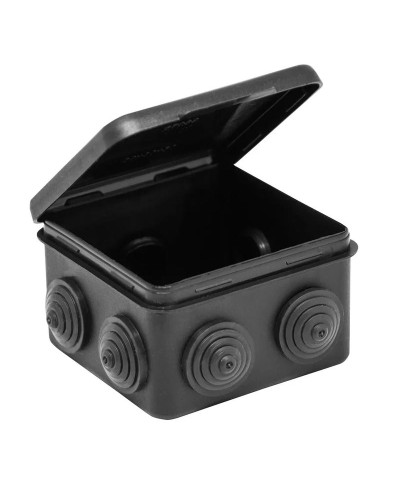 Коробка TYCO ОП 80х80х50мм откидная крышка УХЛ1 IP54 черный (67040МЧ). Коробка распределительная. RuVinil в Раменском