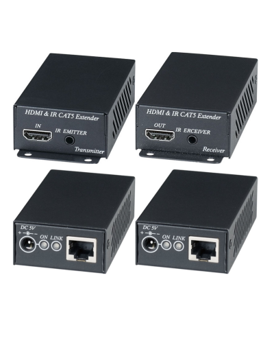 HE02EI. Комплект для передачи HDMI-сигнала с ИК-повторителем. SC&T в Раменском