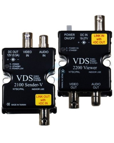 VDS 2100/2200. Удлинитель видео-, аудиосигнала, напряжения питания по коаксиальному кабелю. SC&T в Раменском