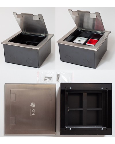 Люк на 4 поста (45х45), из нержавеющей стали, с коробкой, IP40 (300014). Люк. SPL в Раменском