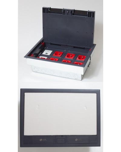 Люк на 8 постов (45х45), металл/пластик, с металлической коробкой, IP40 (300009). Люк. SPL в Раменском