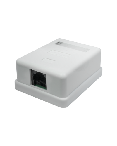 Розетка настенная RJ-45, 8P8C, Cat.5e, 1 порт UTP (10-0307): Компьютерная розетка в Раменском