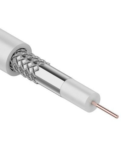 RG-6, CCS 1,00(15%) Al 32х0,12 In PVC. Кабель коаксиальный омедненный. SUPRLAN в Раменском