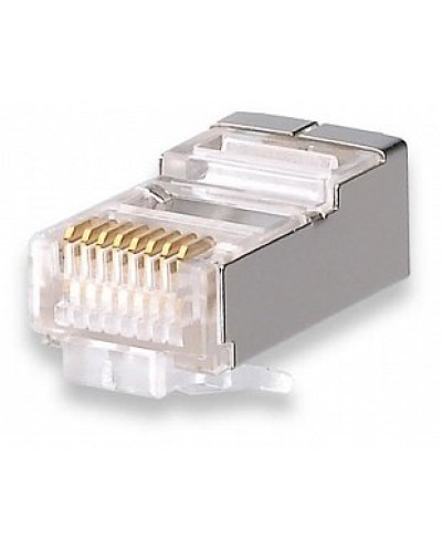 Коннекторы 8P8C FTP Cat.5e 3U (RJ-45) (100шт) (10-0201). Разъем RJ-45. SUPRLAN в Раменском